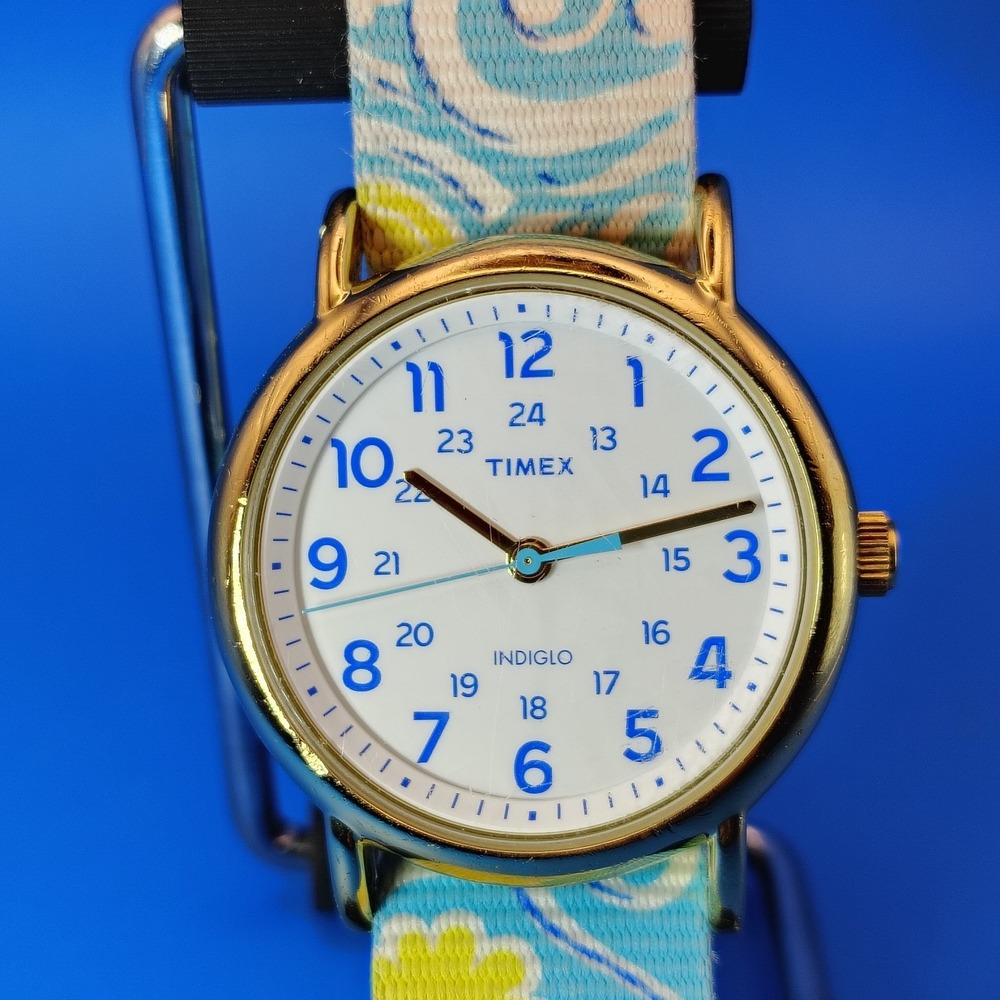 Vintage 2012 Timex Weekender Summer Breeze 38mm Women's Quartz Watch Restored